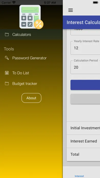 Interest Calculator and Tools應用截圖