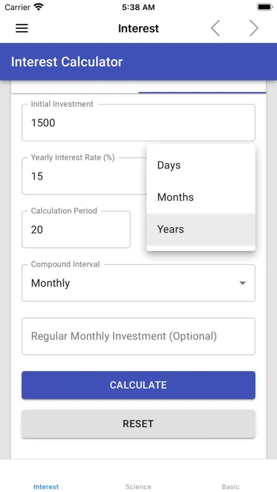 Interest Calculator and Tools應用截圖