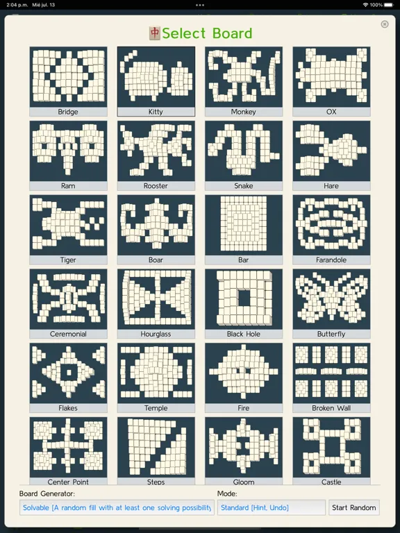 صور Mahjong solitarie classic game iPad 
