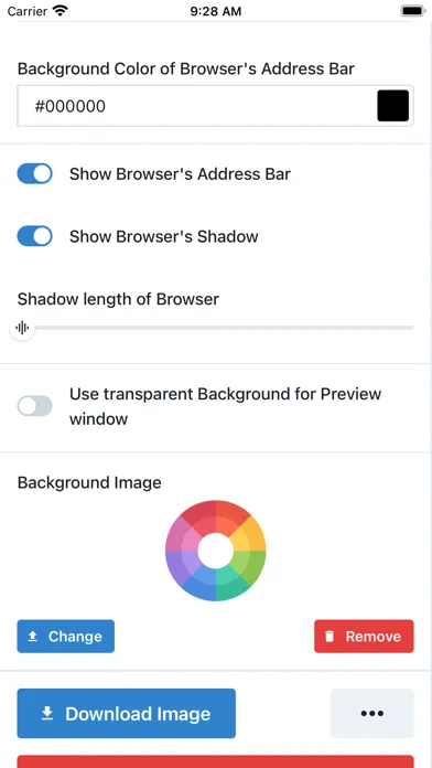 Captures d'écran de Screenshot Mockup to design