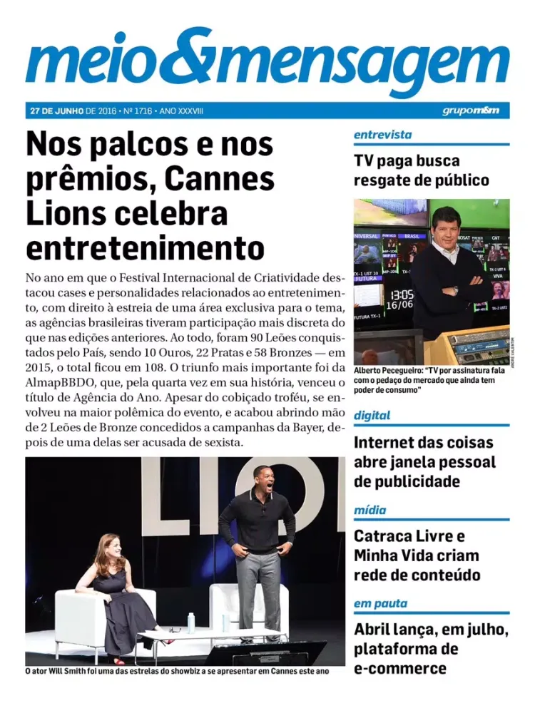 Jornal Meio & Mensagem iPad 应用截图