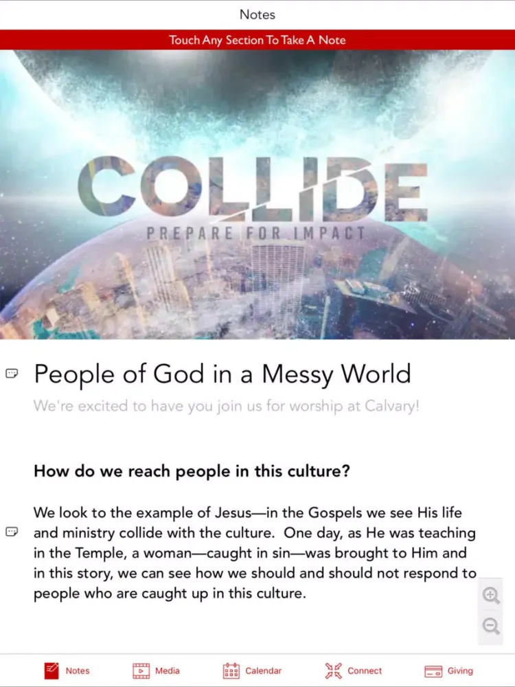 CrossPointe Church Westerville iPad  स्क्रीनशॉट