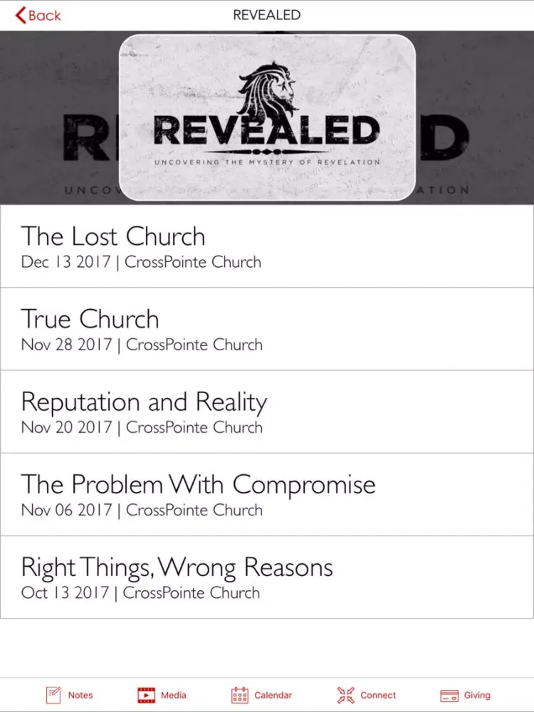 CrossPointe Church Westerville iPad  स्क्रीनशॉट