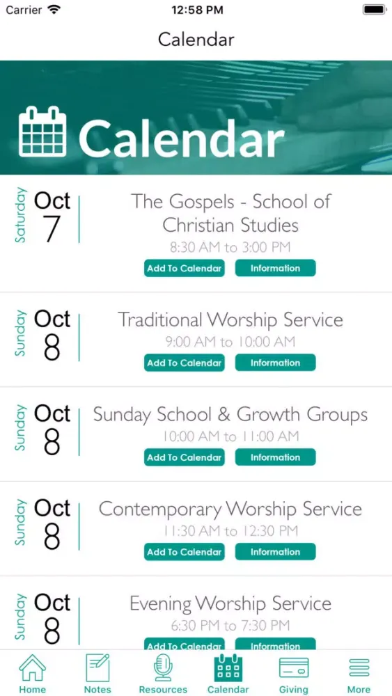 Crab Orchard Baptist Church سکرین شاٹس