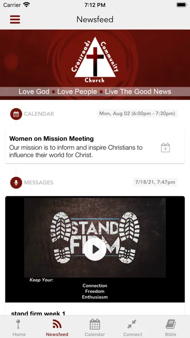 Capturas de tela do Crossroads Church | Michigan