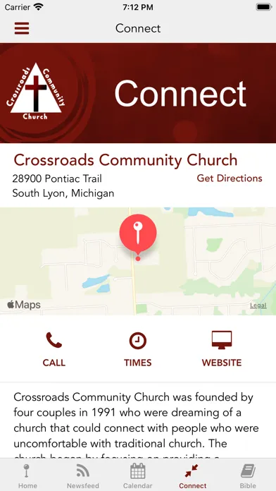 Capturas de tela do Crossroads Church | Michigan