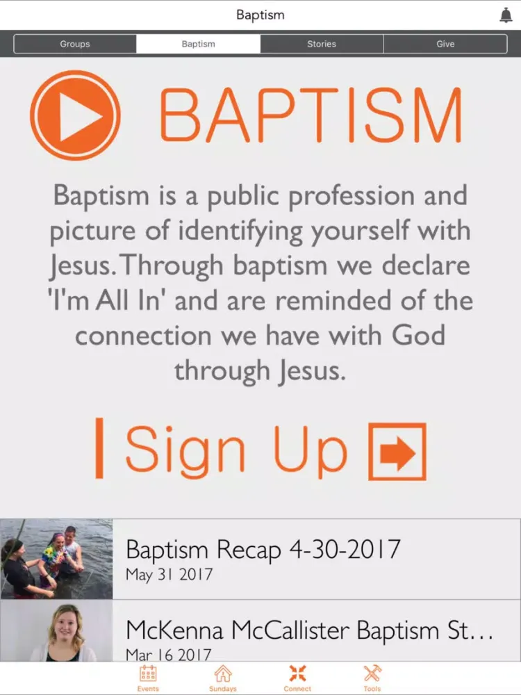 h2o Church BG iPad  स्क्रीनशॉट