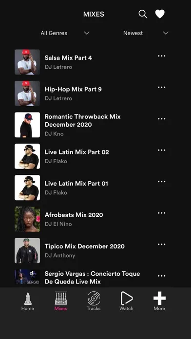 Tangkapan skrin LMP DJ