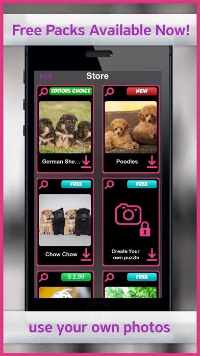 Puppy Play Jigsaw Puzzle Touch Party Ekran Görüntüleri