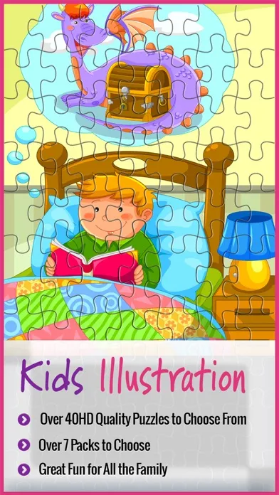 Captures d'écran de Kid's Jigsaw Touch Puzzle Jigty with Free Packs