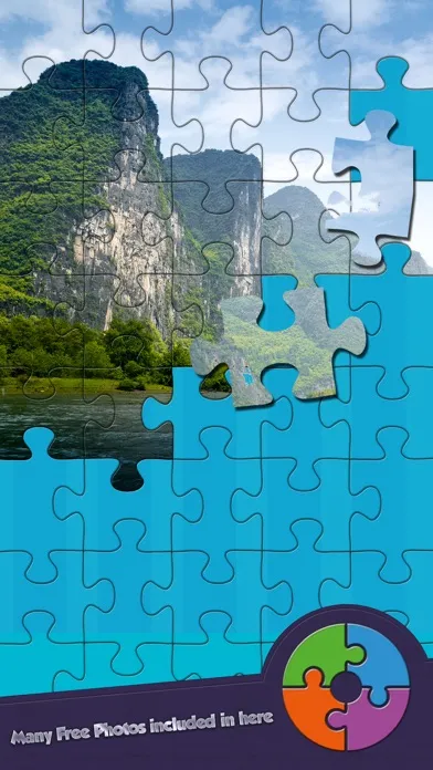 ภาพหน้าจอของ Puzzles For Jigsaw-Lovers - A Landscape Of Adventures