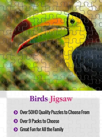 Captures d'écran de Birds Jigsaw Free - Collection Of Unique Puzzle Pics Of Falcons & Penguins iPad 