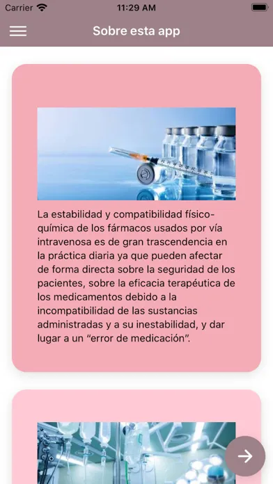 Compatibilidad fármacos IV应用截图