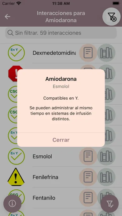 Compatibilidad fármacos IV应用截图