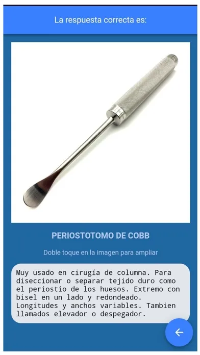 Capturas de tela do Instrumental en quirófano