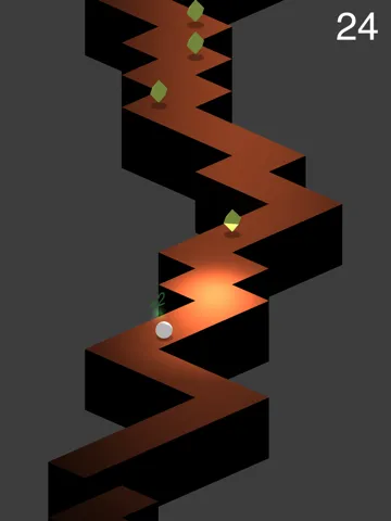 Impossible Zig-Rush On The Go Endless Arcade Game iPad  स्क्रीनशॉट