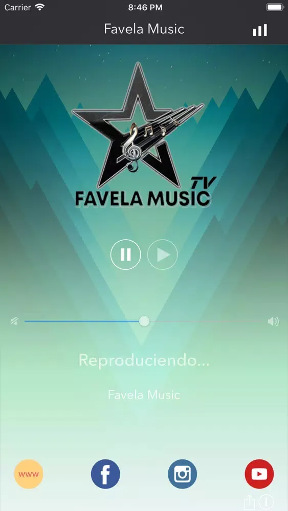 Ảnh chụp màn hình của Favela Music