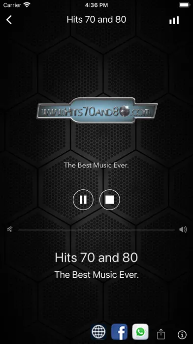 Tangkapan layar Hits 70 and 80