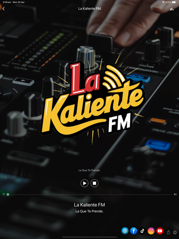 La Kaliente FM iPad  Ekran Görüntüleri