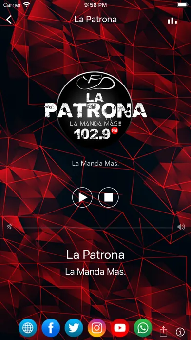 Tangkapan skrin La Patrona