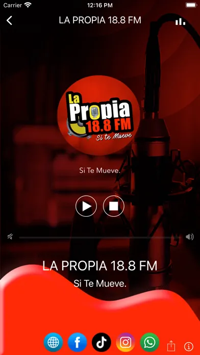 Capturas de pantalla de La Propia 18.8 FM