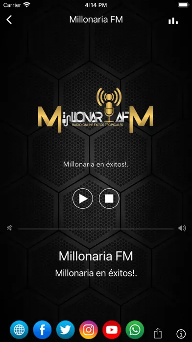 ภาพหน้าจอของ Millonaria FM
