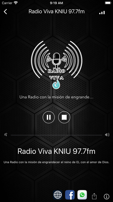 Screenshot di Radio Viva KNIU 97.7fm