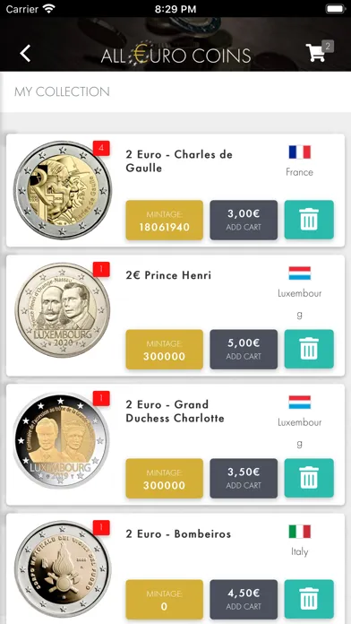 Screenshot di All Euro Coins