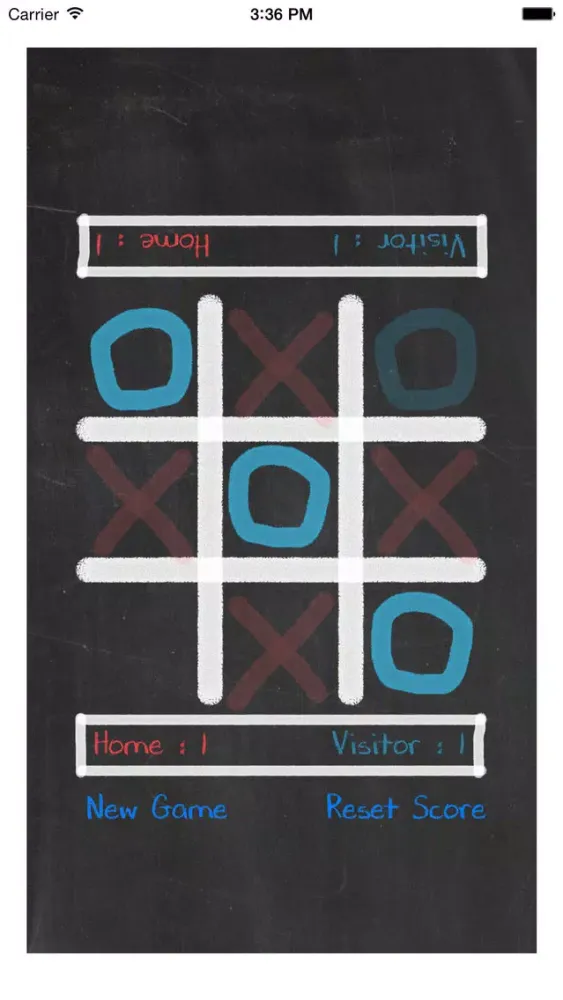 Zrzuty ekranu Tic Tac Toe Chalk