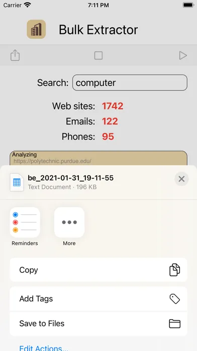 Bulk company info extractor应用截图