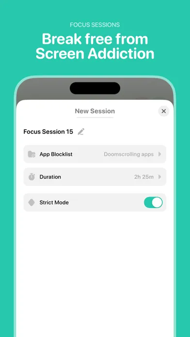 Tangkapan layar TapNapp: Screen Time Control