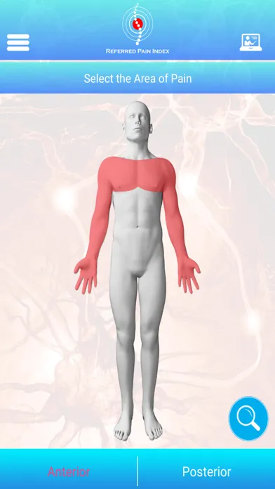 Referred Pain Index Screenshots