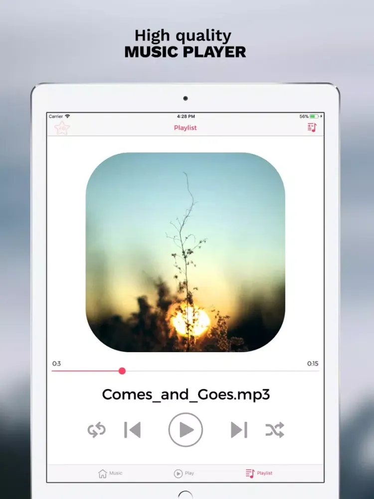 Tangkapan layar GO: My Music Library in Cloud iPad 