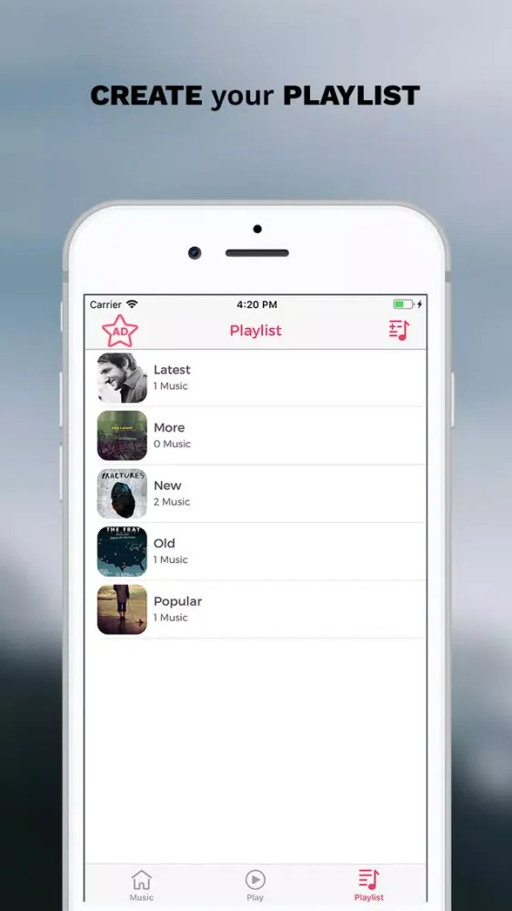 Tangkapan layar GO: My Music Library in Cloud