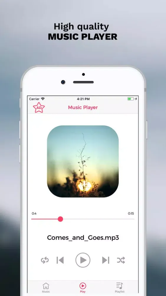 Tangkapan layar GO: My Music Library in Cloud