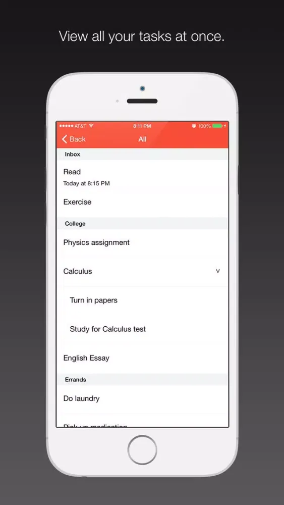 Tangkapan layar Limitless - Task Manager - Reminders & To Do List