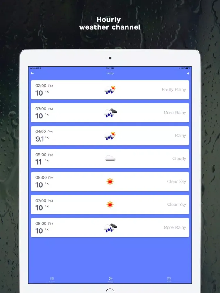 Captures d'écran de Live Weather Condition Today iPad 