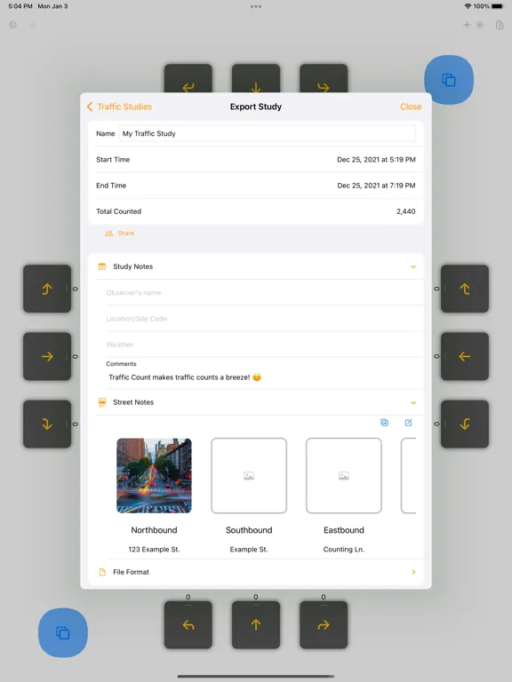 تصاویر Traffic Count Pro - TMC iPad 