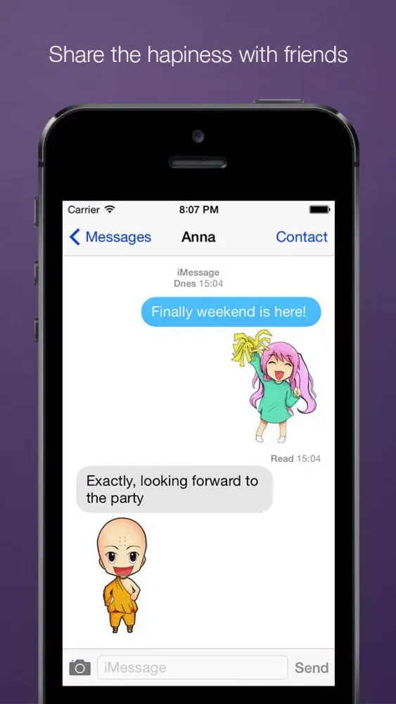 صور Anime stickers: emoji, emoticon & chibis for chatting