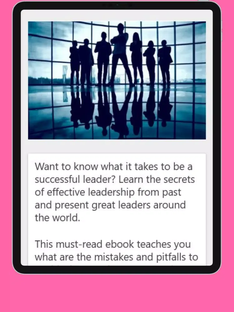 Leadership from great leaders iPad  스크린샷