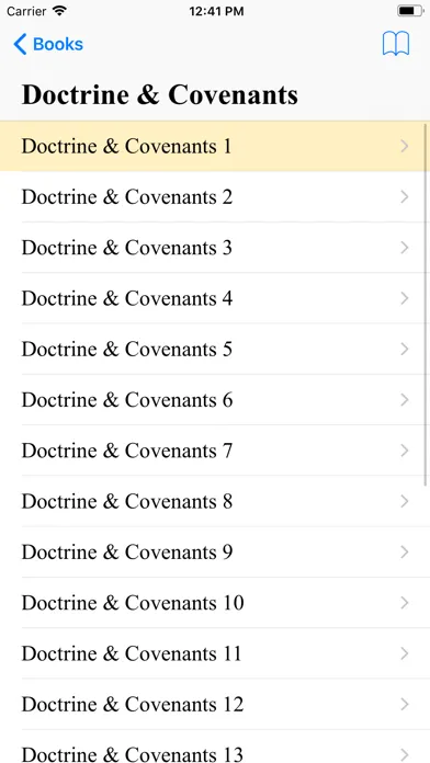 Doctrine and Covenants Reader應用截圖