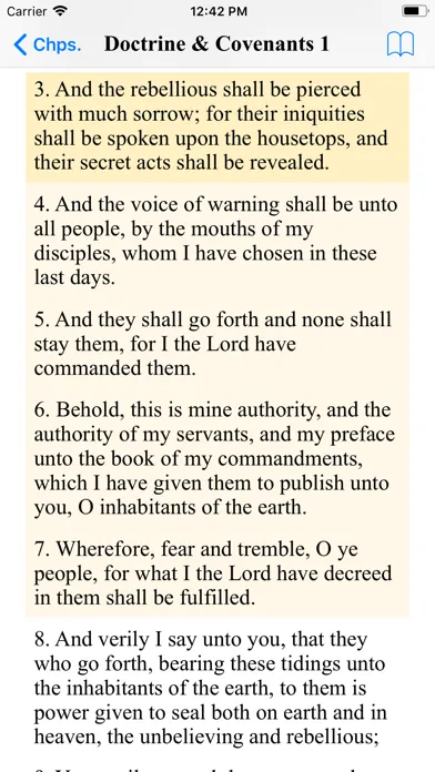 Doctrine and Covenants Reader應用截圖