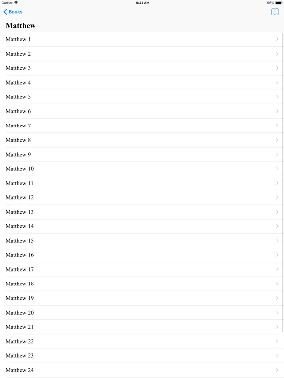 New Testament Reader (KJV) iPad  스크린샷
