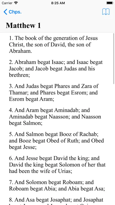 New Testament Reader (KJV) 스크린샷