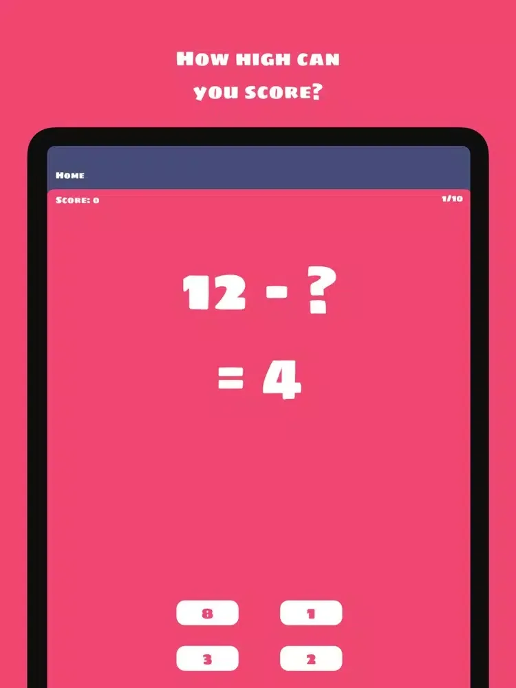 Mental Math - Basic Operations iPad 应用截图