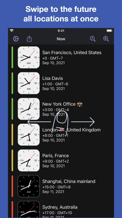 Time Intersect - World Time Ekran Görüntüleri