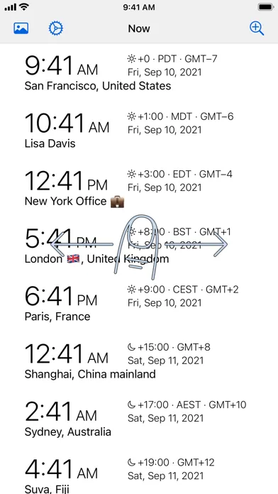 World Clock Lite by TI 스크린샷
