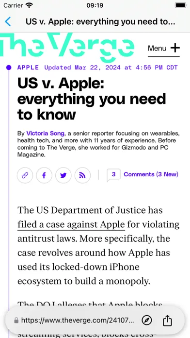 Capturas de pantalla de Wire: RSS News Reader