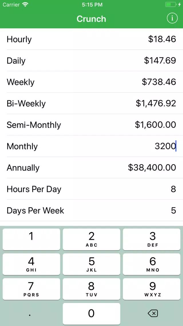 تصاویر Crunch Salary/Wage Calculator