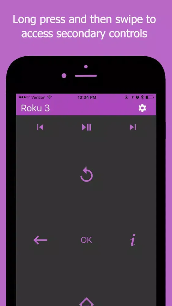 Zrzuty ekranu KuMote Lite - Free Touchpad Roku remote